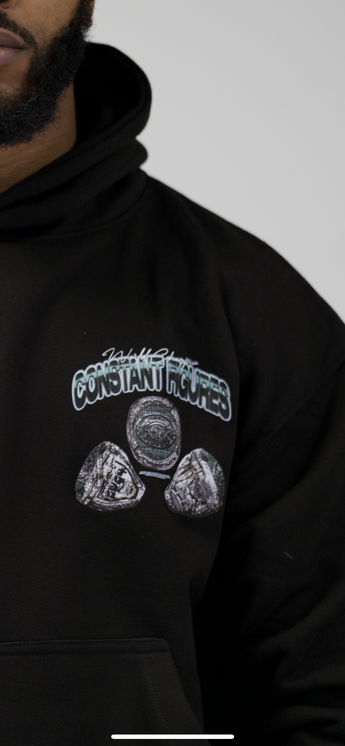 ‘WORLD CHAMPION’ TRACKSUIT SET - BLACK