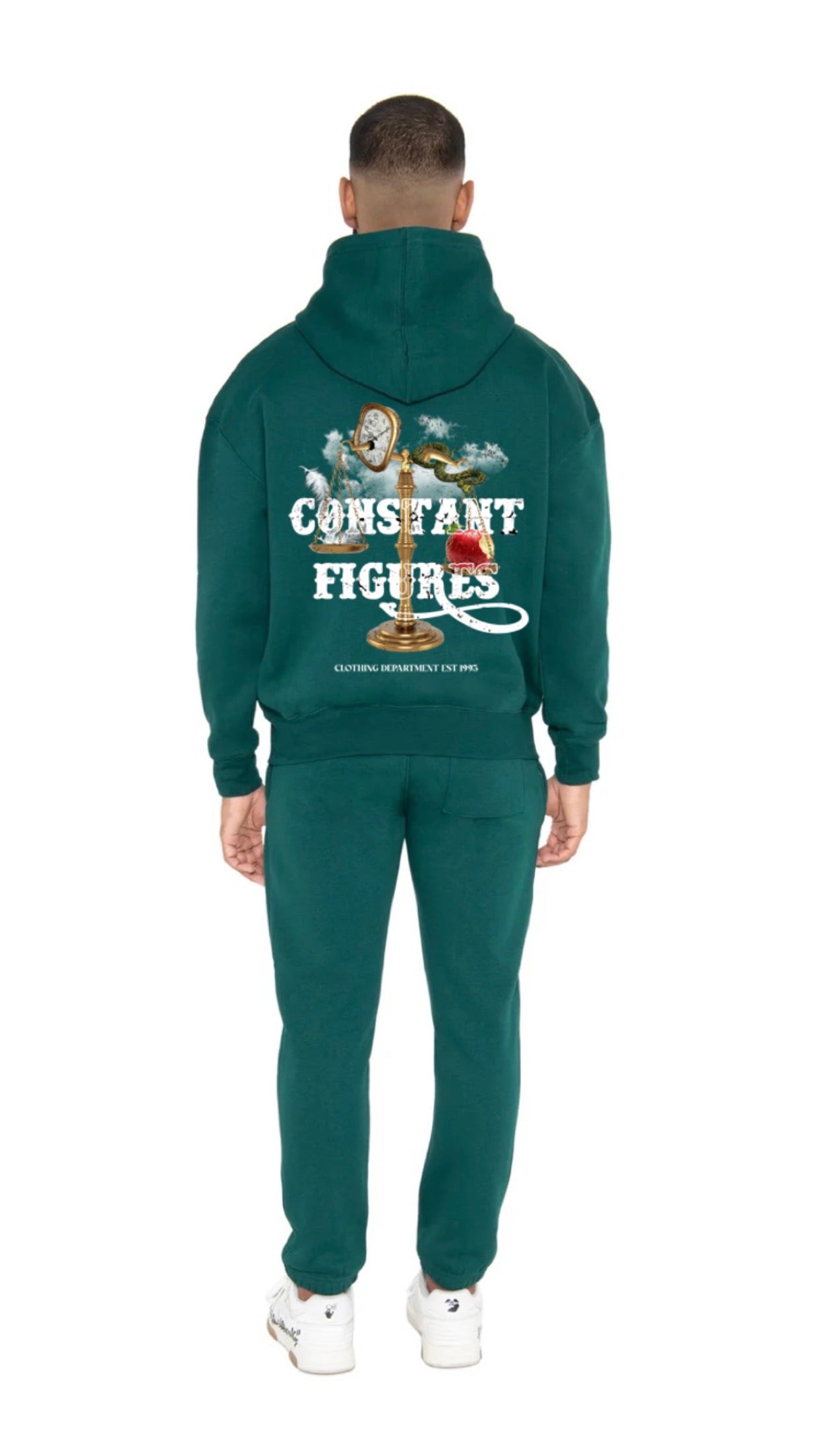 Hooded CF Scales Tracksuit - Green