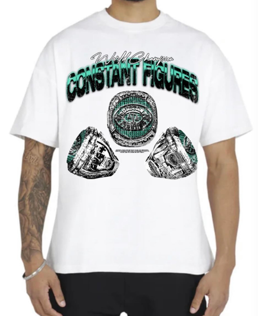 ‘WORLD CHAMPION’ TEE - WHITE