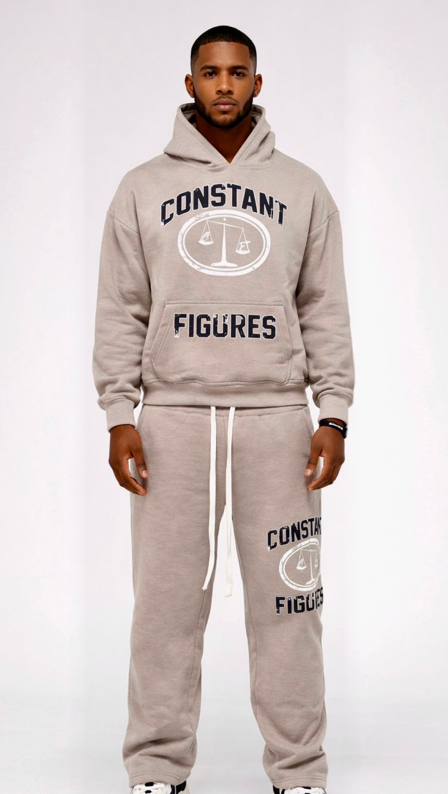 GREY CF LOGO TRACKSUIT SET