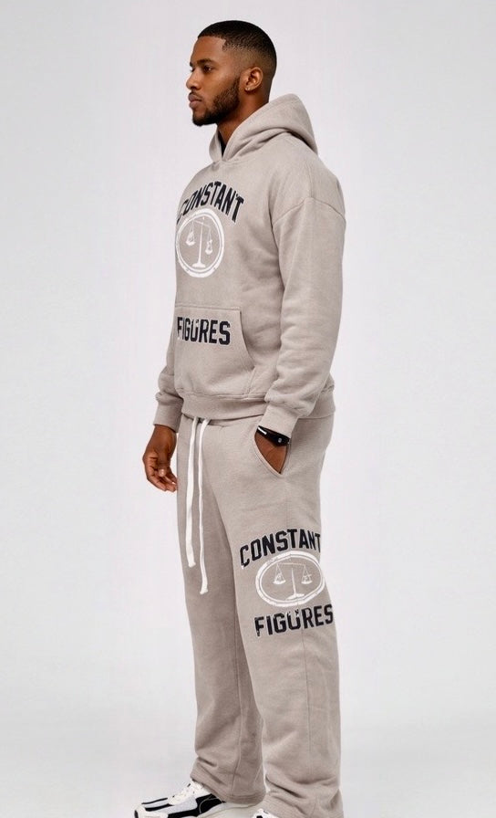 GREY CF LOGO TRACKSUIT SET