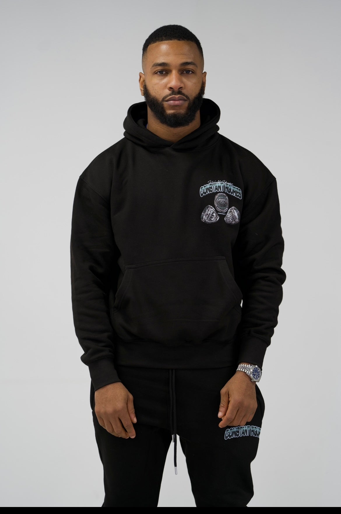 ‘WORLD CHAMPION’ TRACKSUIT SET - BLACK