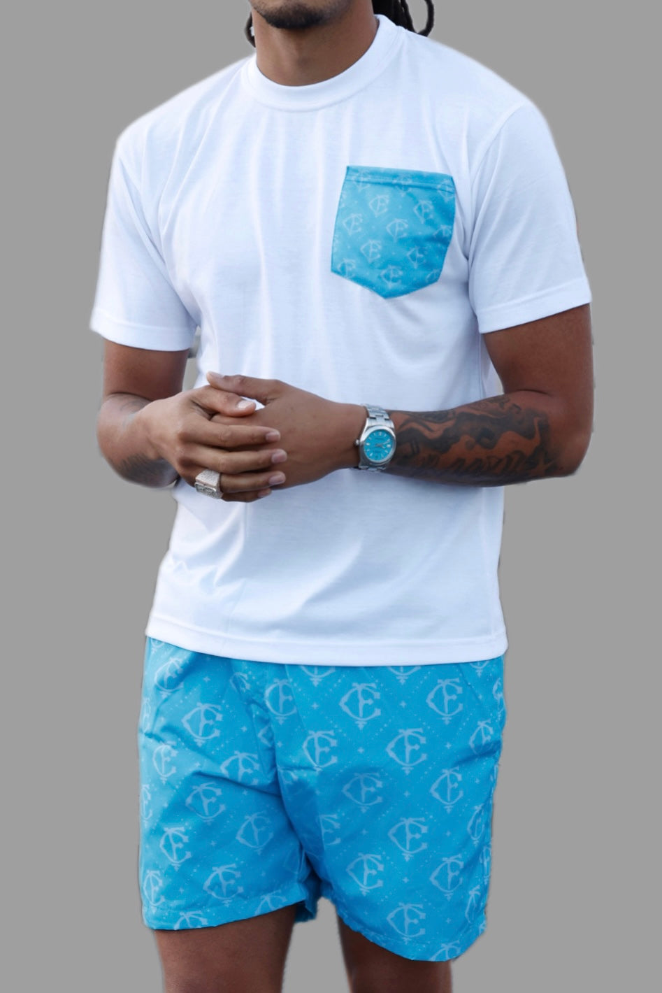 CF SHORT SET - TEAL