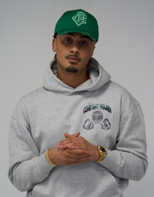 DISTRESSED ‘CF’ CAP - GREEN
